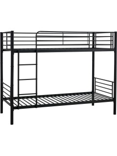 Lit superposé métal noir...