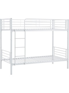 Lit superposé métal blanc...