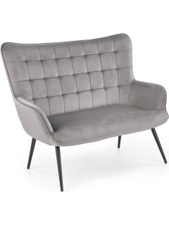 Canapé design velours gris...