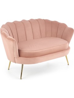 Canapé design velours rose...