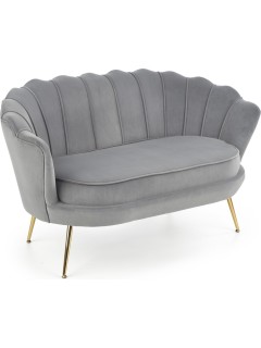 Canapé design velours gris...