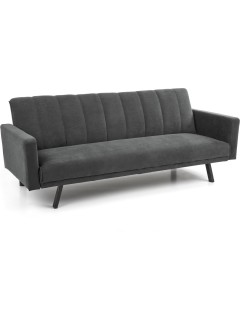 Canapé lit design gris et...