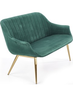 Canapé glamour vert et...