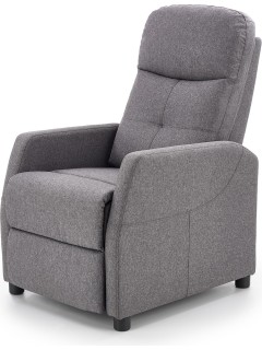 Fauteuil relax gris H103 cm...