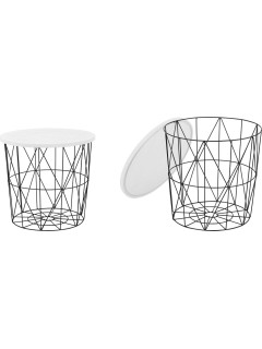 Table basse design blanc et...
