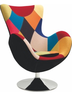 Fauteuil multicolore...