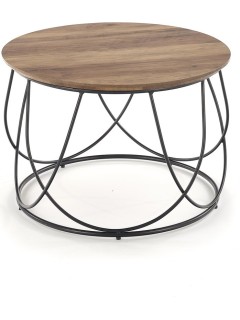 Table basse ronde bois et...