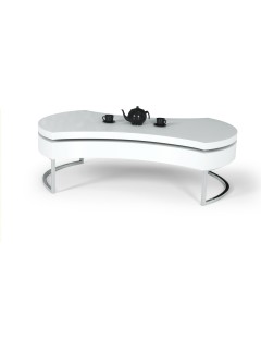 Table basse design blanc et...