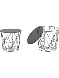 Table basse design gris et...