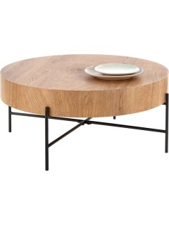 Table basse ronde bois H37...