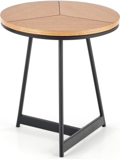 Table basse ronde bois et...