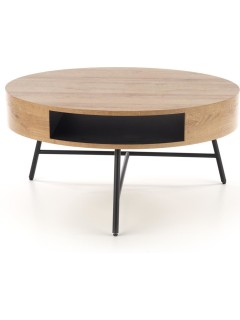 Table basse ronde bois et...