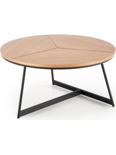 Table basse ronde bois et...