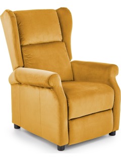 Fauteuil relax jaune H107...