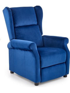 Fauteuil relax bleu H107 cm...