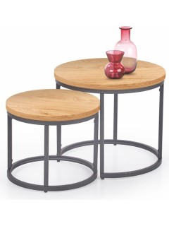 Tables gigognes rondes bois...