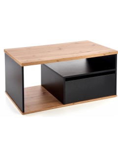 Table basse bois et noir...