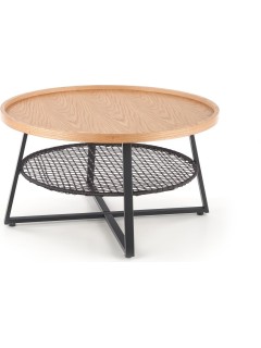 Table basse ronde bois et...