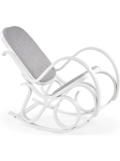 Fauteuil à bascule gris et...