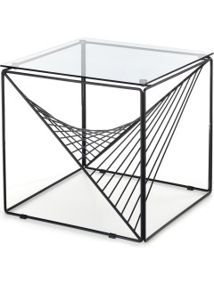 Table basse carrée verre...