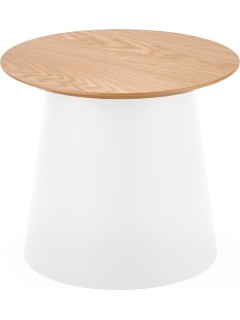 Table basse ronde blanche...