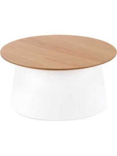 Table basse ronde blanche...