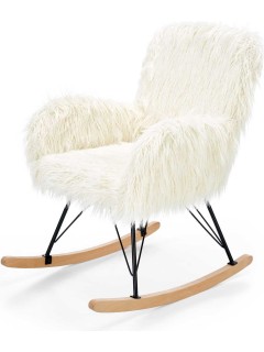 Fauteuil à bascule tissu...