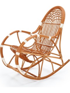 Fauteuil à bascule osier...