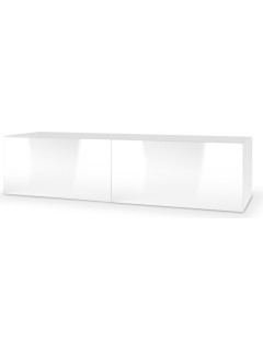 Meuble TV design bois blanc...