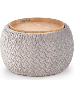 Pouf scandinave bois clair...