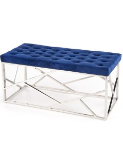 Banc design bleu et pieds...