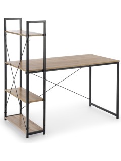 Bureau design bois et noir...
