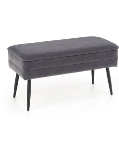 Banc design gris et pieds...