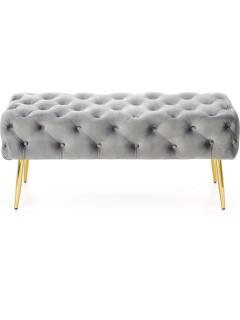 Banc design gris et pieds...