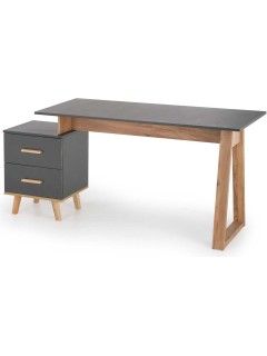 Bureau bois massif et gris...