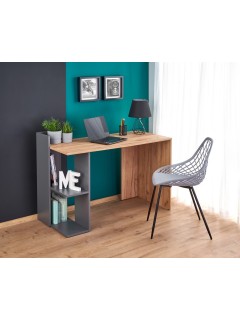 Bureau design bois et noir...