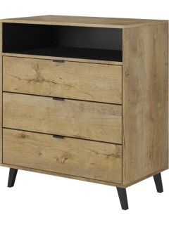 Commode industriel bois et...