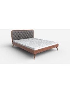 Lit design bois massif...