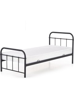 Lit minimaliste métal noir...