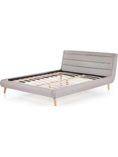 Lit double design gris l160...