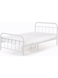 Lit simple métal blanc l120...