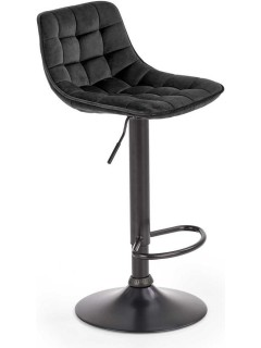 Tabouret de bar tissu et...