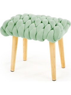 Tabouret cocooning vert H35...