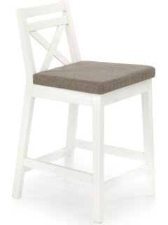 Tabouret de bar tissu beige...