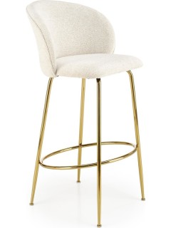 Tabouret de bar tissu beige...