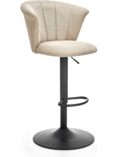 Tabouret de bar tissu beige...