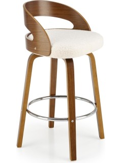 Tabouret de bar tissu beige...
