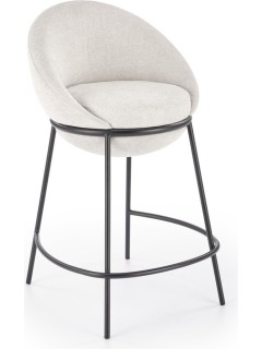 Tabouret de bar tissu beige...