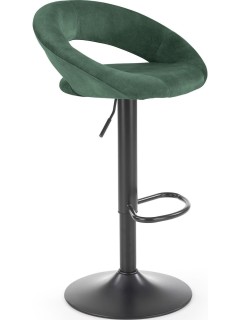 Tabouret de bar tissu vert...