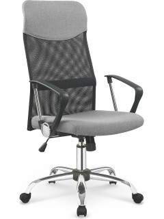 Chaise de bureau gris et...